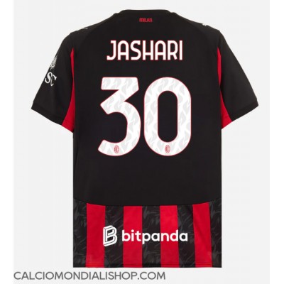 Maglie da calcio AC Milan Ardon Jashari #30 Prima Maglia 2025-26 Manica Corta Maglie da calcio AC Milan Ardon Jashari #30 Prima Maglia 2025-26 Manica Corta